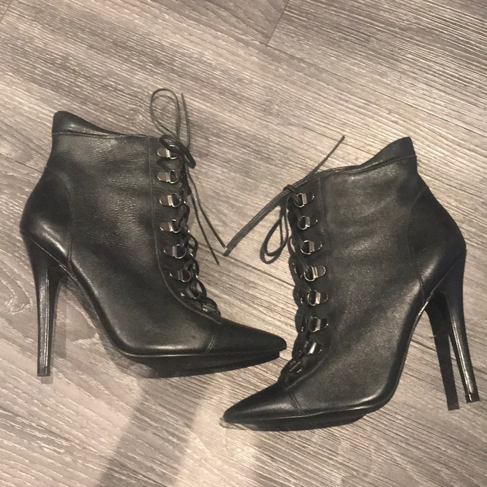 Lace up ankle boots